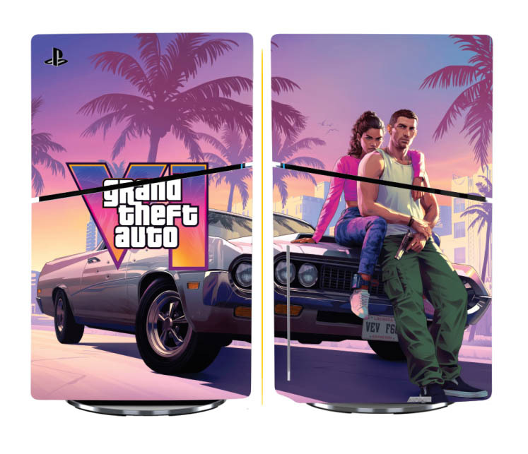  اسکین Ps5 طرح پوستر Gta VI 